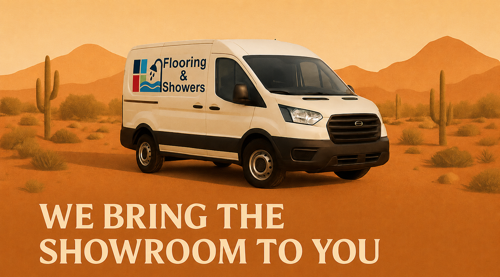 Flooring and Showers mobile showroom van